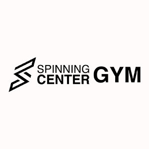 Spinning center gym logo